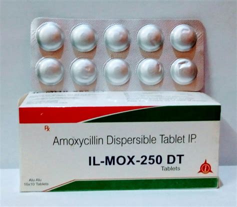 Amoxycillin 250 Mg Tablet Il Mox 250 Dt Tablet At Rs 380box