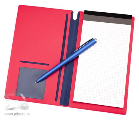 Блокнот планшет с обложкой А6 с полноцветной печатью под нанесение материал искусственная кожа