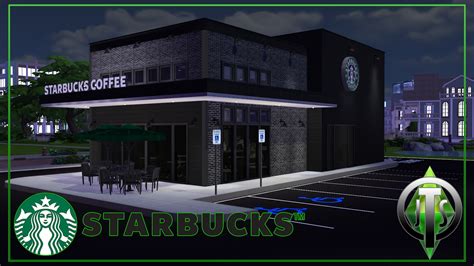 Starbucks Modern Restaurant By Jctekksims From Mod The Sims • Sims 4