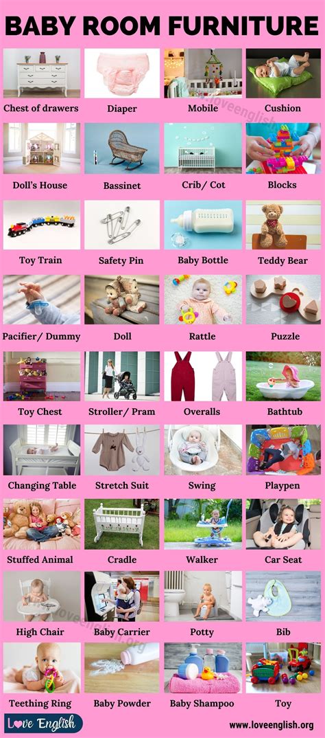 Nursery 40 Furniture And Accessories In The Baby Room Love English In