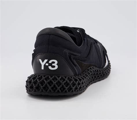 Adidas Y3 Y3 Runner 4d Trainers Black White His Trainers