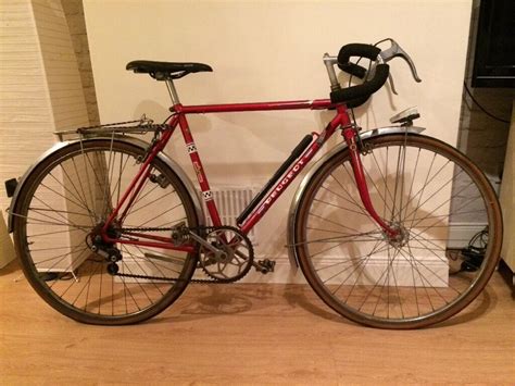 Red Peugeot Racing Touring Bike Bicycle 1980s Vintage Retro In Ormeau