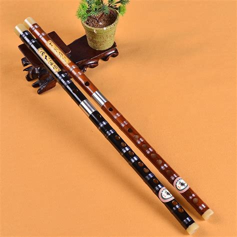 Chinese Bamboo Flute Dizi Double Insert Open Hole Cdefg Key Flauta