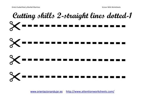 Free Printable Worksheets Cutting Skills 1 Letter Worksheets