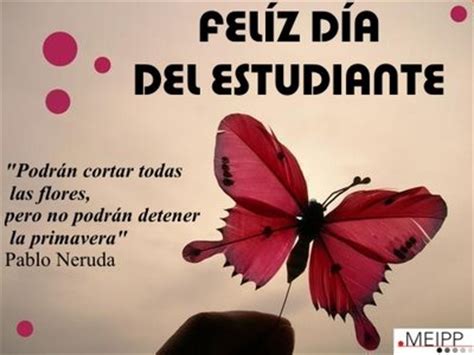 El día del estudiante es una fecha anual que se conmemora en varios países; Postales para celebrar el Día del Estudiante en las Redes ...