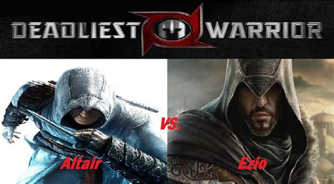 Deadliest Warrior Altair Vs Ezio By Lord4536 On Deviantart