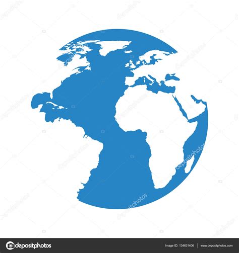 Monde Planète Terre Cartes Stock Vector By ©yupiramos 134631406