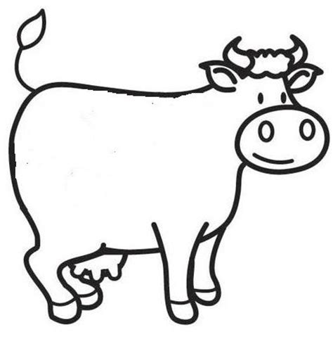Met een boerderij wordt vaak het complete bedrijf van een boer bedoeld. kleurplaat koe | Boerderij thema, Kleurplaten