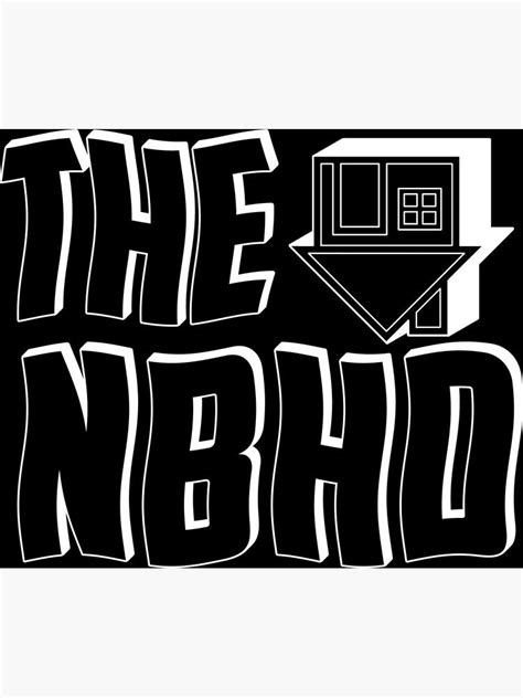 The Nbhd4 Poster By Sir Scythe In 2021 Poster Wall Art Vintage