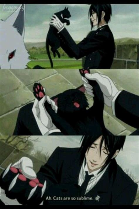 Oh Sebastian And His Cats Black Butler Anime