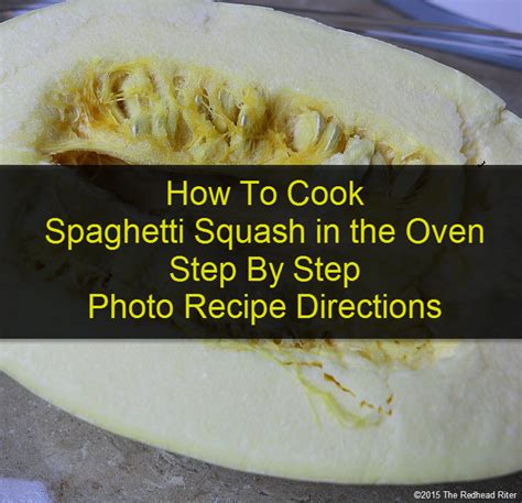 How To Cook Spaghetti Squash In The Oven Step By Step Photo Recipe