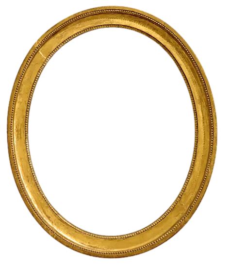 Oval Gold Frame Png Png Image Collection