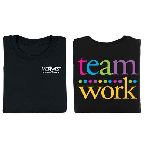 Teamwork 2 Sided T Shirt Personalization Available Positive Promotions
