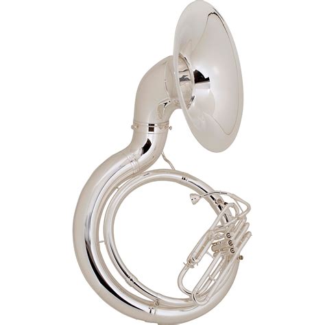 King 2350 Series Brass Bbb Sousaphone 2350sp Silver Instrument Only