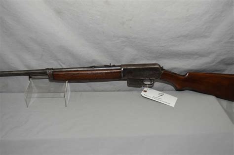 Winchester Model 1907 Sl 351 Sl Cal Semi Auto Rifle W 20 Bbl Fading Blue Finish With Some Surfa