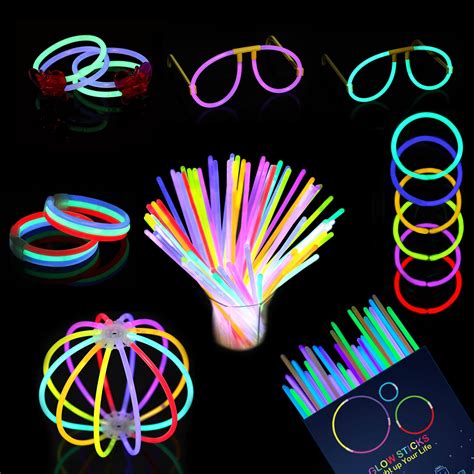 Buy Aivant Glow Sticks Bulk Party Supplies 60 Pcs 8 Inch Glowsticks With Connectors For