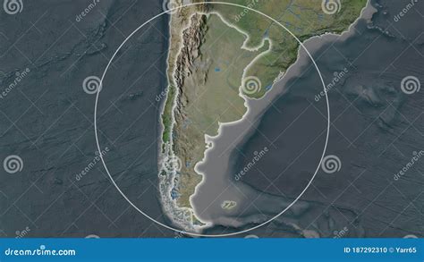 Argentina Satellite Circled Stock Illustration Illustration Of Circled Surface