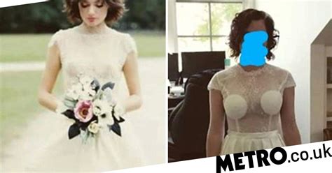 bride has to order second wedding dress after online shopping fail metro news