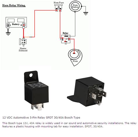 Bosch 5 Pin Horn Relay Wiring Diagram Collection