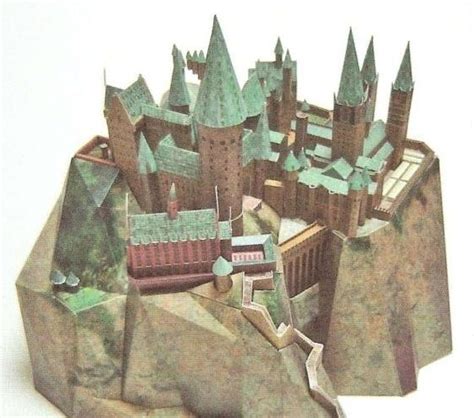 Hogwarts Castle Papercraft ⋆ Mypapercraftnet Harry Potter Castle