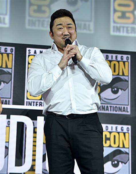 Ma dong seok (born lee dong seok) is a south korean actor best known for his roles in the neighbor, nameless gangster, the unjust, and shut up flower boy band. Ma Dong Seok Was Asked Who Would Win If His Marvel ...