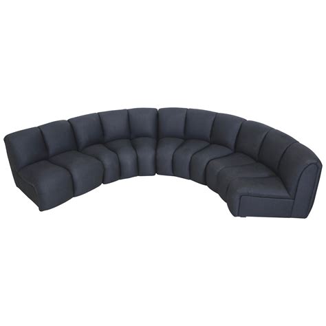 Whether you are looking for curved sectional sofas that can mix and match colors, materials, styles, or want sectional sofas with a unique. Beautiful Curved Sectional Sofa in Three Parts at 1stDibs