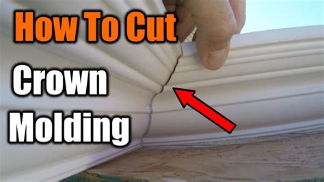 How To Cut Crown Molding The Easy Way The Handyman Youtube