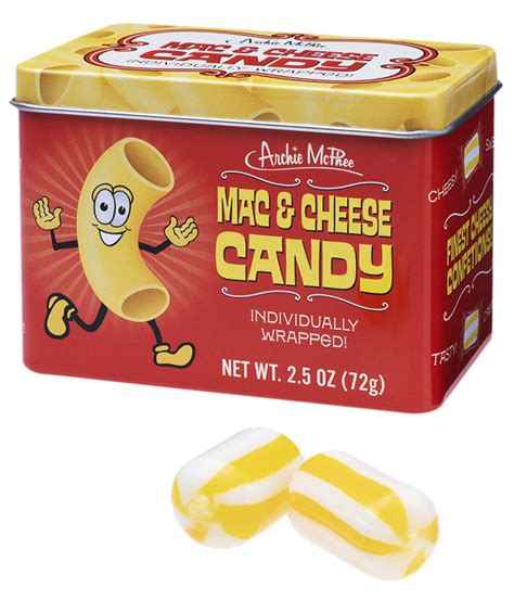Mac And Cheese Hard Candy Sweets Flavored Like Cheesy Pasta