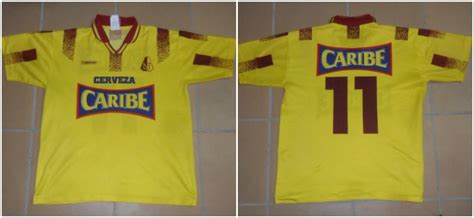 Deportes Tolima Home Football Shirt 1998 Sponsored By Carbide