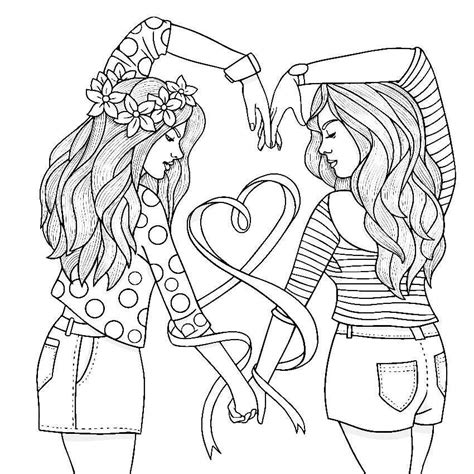 Desenhos Para Colorir Bff Bff Tumblr Desenhos Desenhos Para Pintar