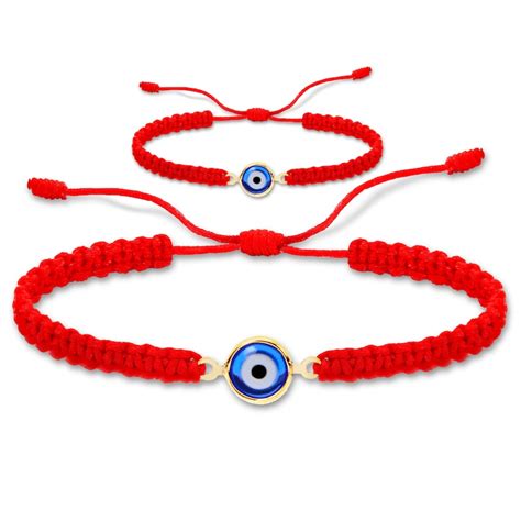 Baby Evil Eye Red Bracelet Protection Mommy Matching Red Etsy Australia