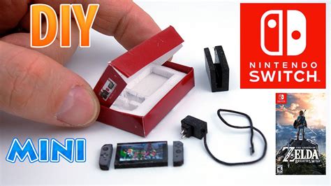 Maybe you would like to learn more about one of these? DIY Realistic Miniature Nintendo Switch | DollHouse | No Polymer Clay! - YouTube