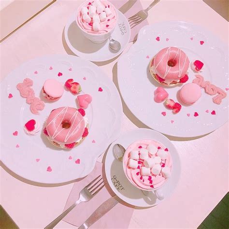 Pinterest ~ Moonlightsylv ♡ Cute Desserts Pink Aesthetic Aesthetic Food