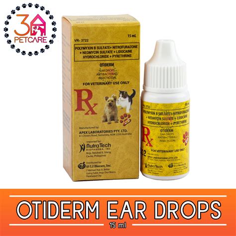 Otiderm Insecticidal Ear Drops For Dogs And Cats 15ml Lazada Ph