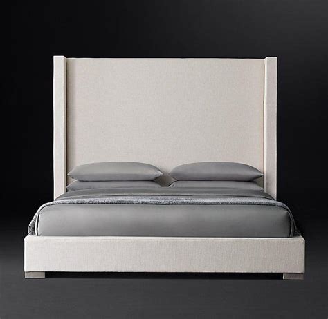 modena  tufted shelter fabric platform bed