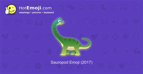 🦕 Sauropod Emoji Meaning With Pictures From A To Z