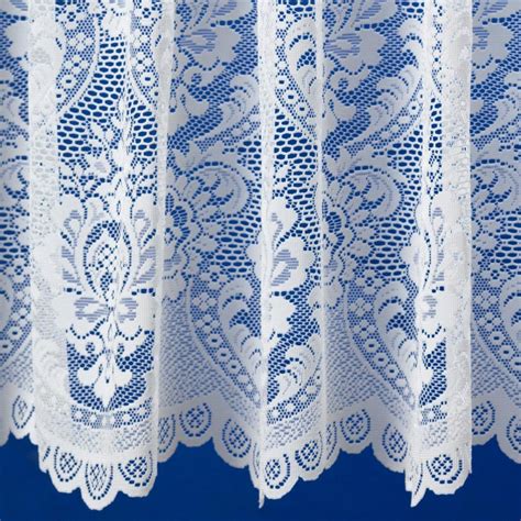 White Polyester Lace Net Curtain Fabric Gsm 150 200 Rs 450 Square