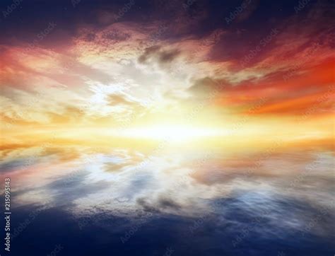 Paradise Heaven Light In Sky Dramatic Nature Background Beautiful