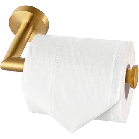 Hitslam Gold Toilet Paper Holder Sus304 Stainless Steel Brushed Brass