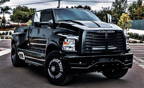 Full Black Custom Ford F650 Hyperion Top Line Pickup