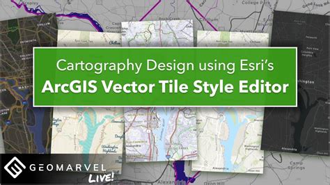 Cartography Design Using Esris Arcgis Vector Tile Style Editor Youtube