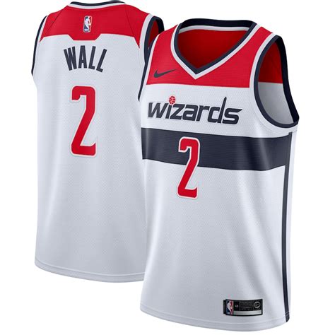 Mens Nike John Wall White Washington Wizards Swingman Jersey