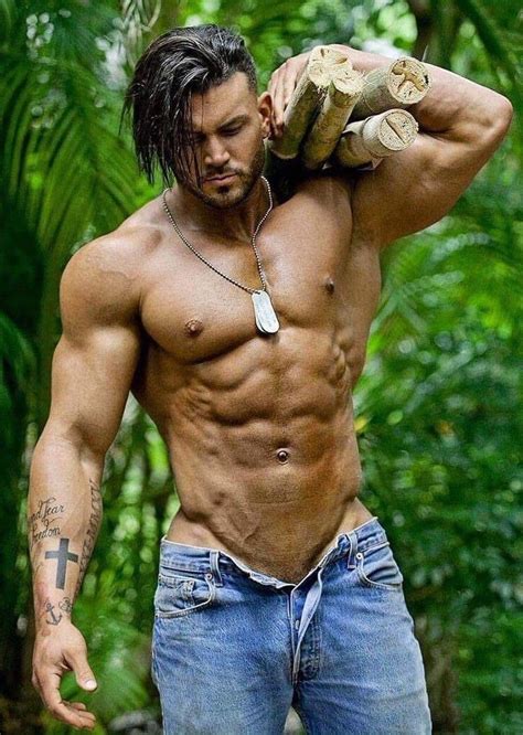 Muscles Shirtless Hunks Male Torso Macho Man Hot Hunks Mens