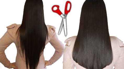 Cómo cortar el cabello Recto y en V tu misma DIY Corta el cabello
