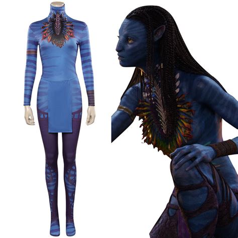 Avatar 2 Neytiri Cosplay Costume Jumpsuit Outfits Halloween Carnival