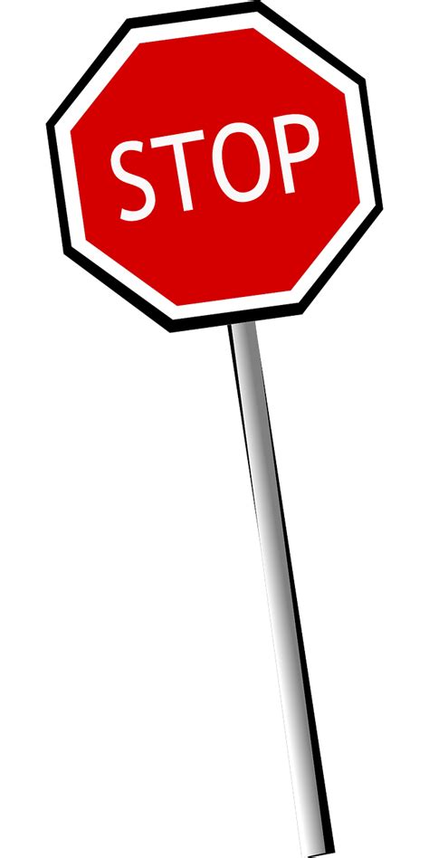 stop halt road sign · free vector graphic on pixabay