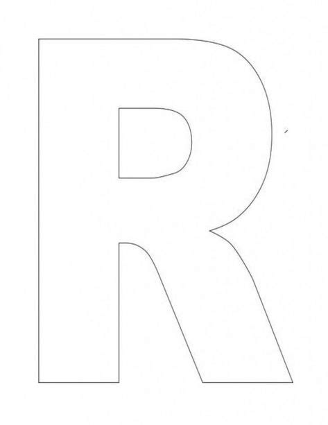 Letter R Craft Template