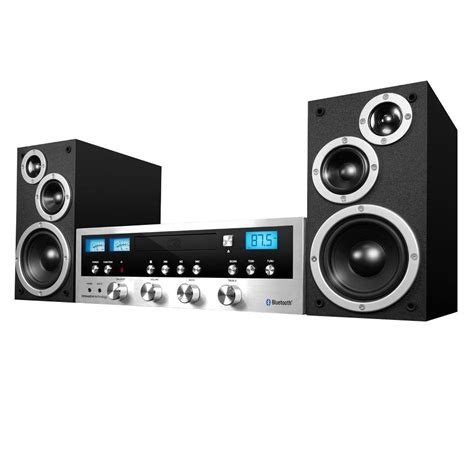 Innovative Technology 50 Watt Classic Cd Stereo System With Bluetooth