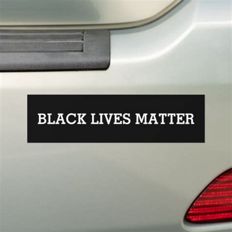 Black Lives Matter Bumper Sticker Zazzle