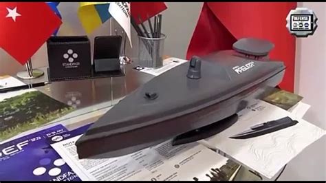 Presentation Of The Ukrainian Maritime Kamikaze Drone Magura V5 At The